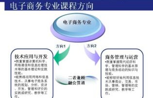 电子商务涵盖的专业方向