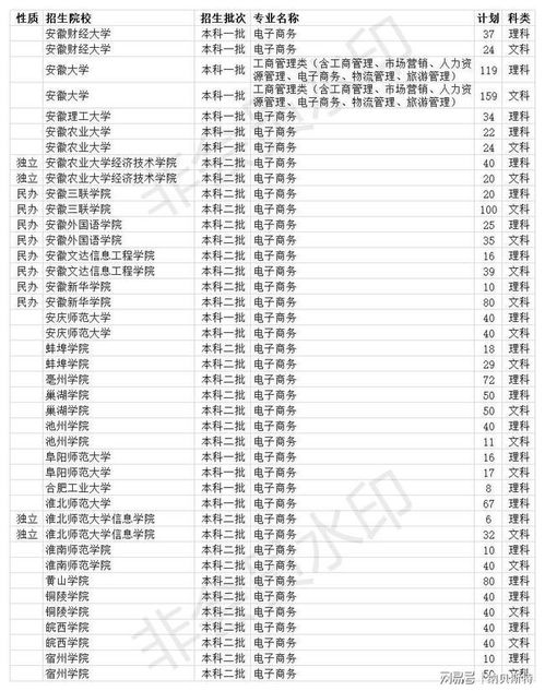 中国电子商务专业排名